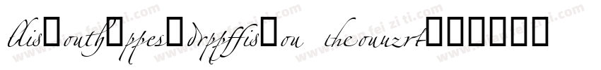 LinotypeZapfino Four字体转换